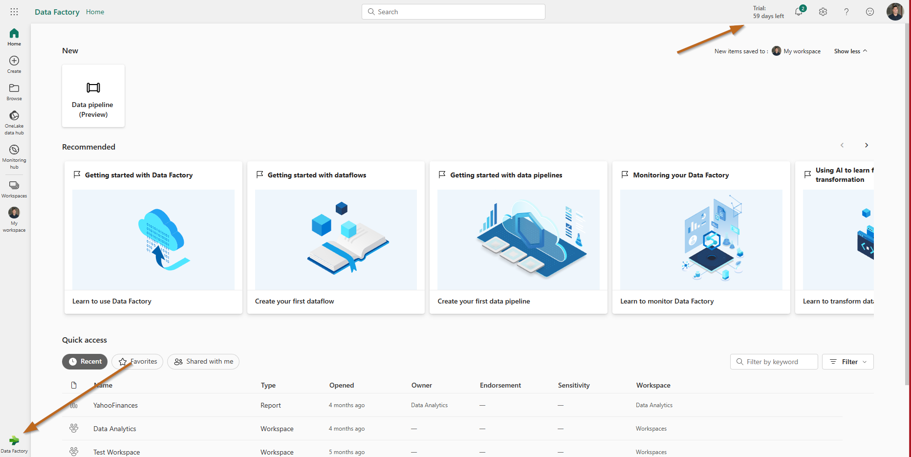 Microsoft Fabric Data Factory